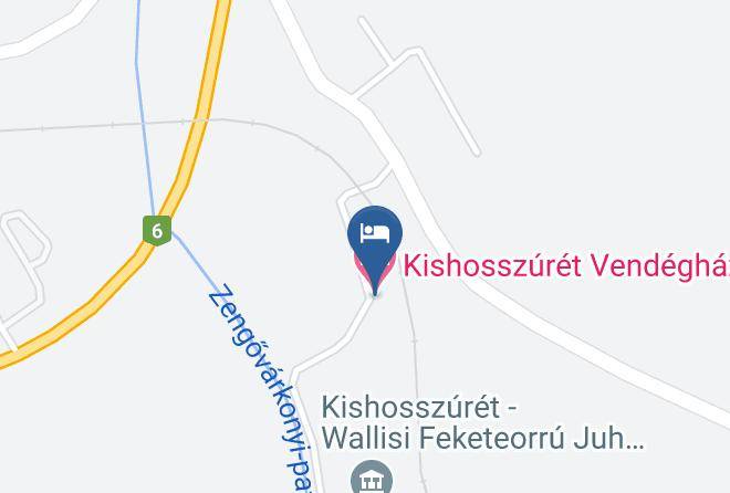 Pecsvarad - Kishosszuret Vendeghaz Maps
