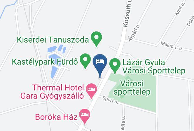 Fuzesgyarmat - Kiskastely Fogado Etterem Maps