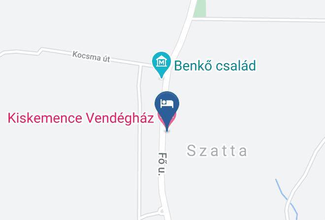Szatta - Kiskemence Vendeghaz Maps