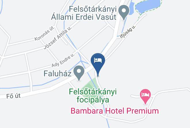 Felsotarkany - Kiskoma Vendeghaz Maps