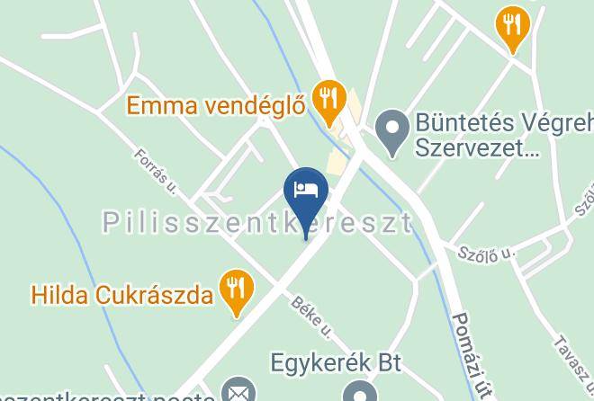 Pilisszentkereszt - Kislugas Panzio Es Vendeglo Maps