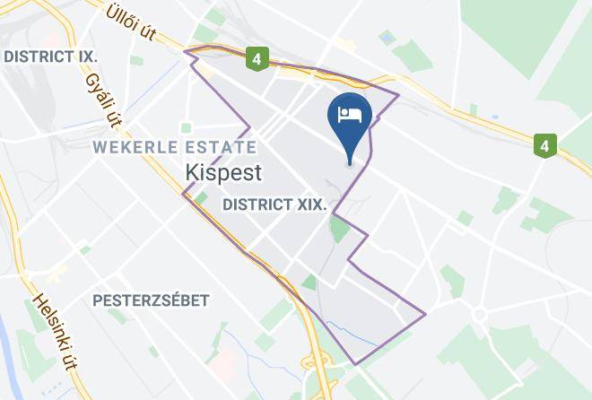 Kispesti Red Star Hotel Map