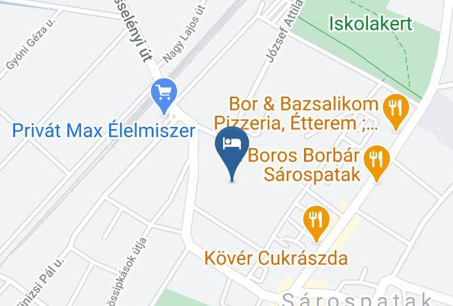 Sarospatak - Kiss Geza Ev Maps
