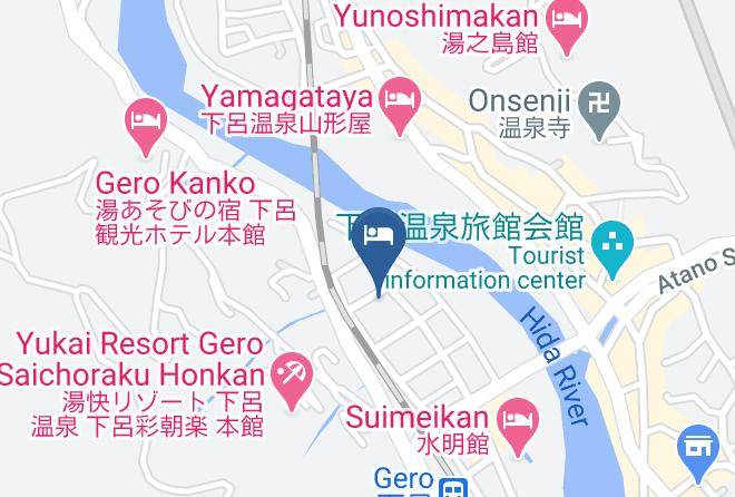 Gero City - Kissenkan Hotel Maps