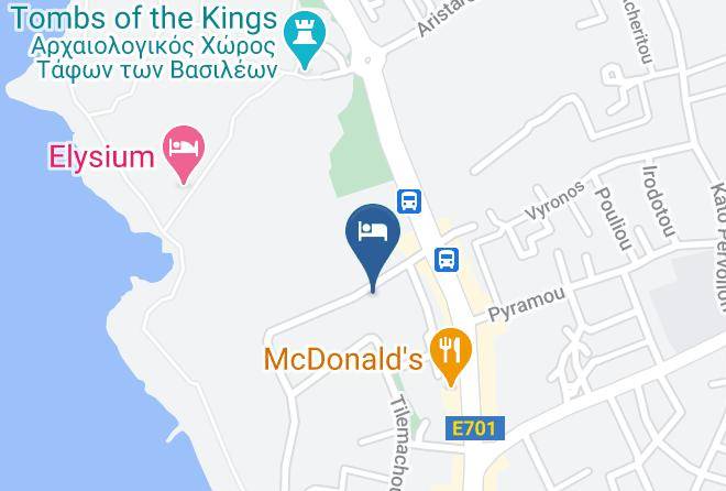 Paphos - Kissos Hotel Maps
