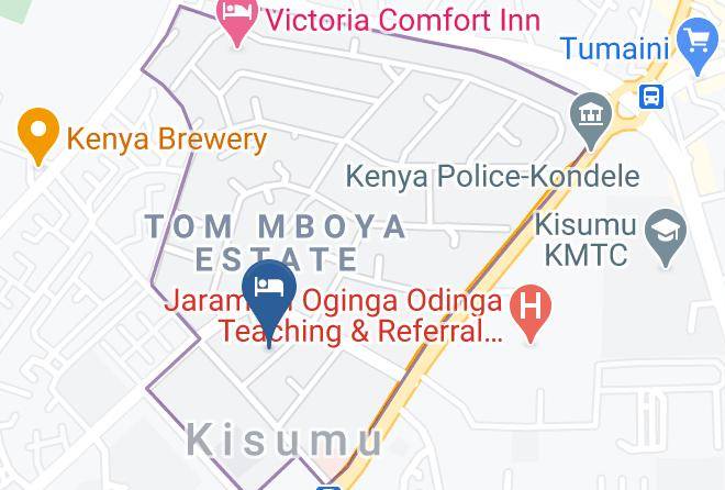 Kisumu - Kisumu Crown Hotel Maps