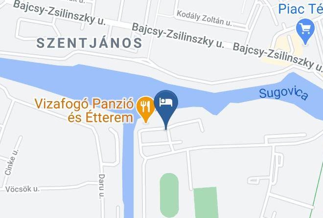 Kisviza Vendeghaz Map