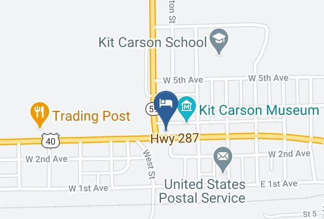 Cheyenne - Kit Carson Inn Maps