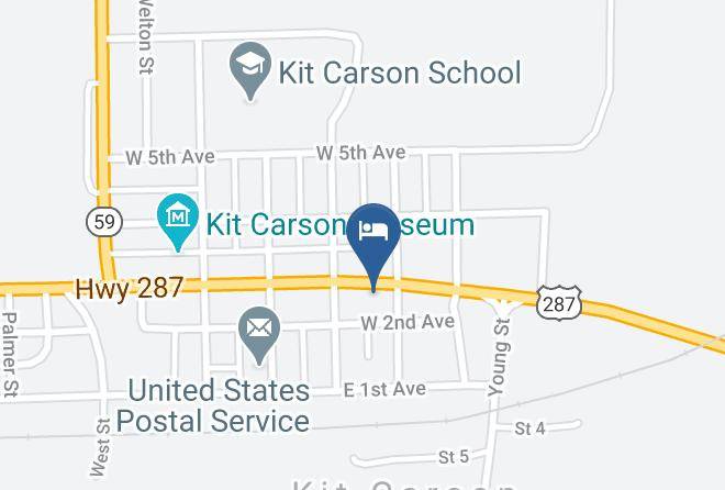 Cheyenne - Kit Carson Rv Park Maps