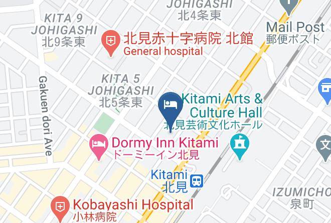 Kitami City - Kitami Daiichi Hotel Maps