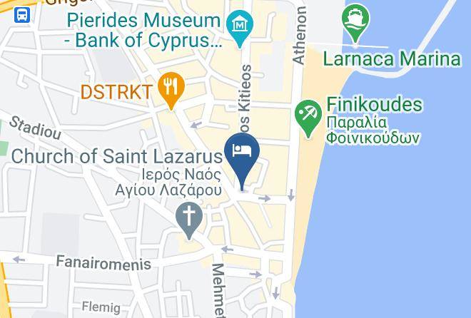 Larnaca - Kitieos Apts Maps