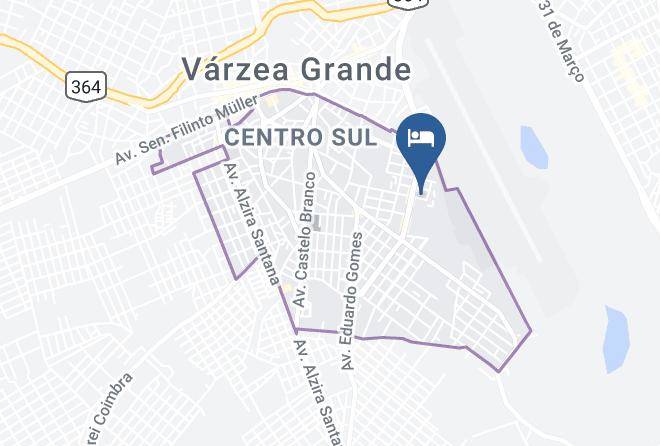 Varzea Grande - Kitnet E Hotel Realeza Maps