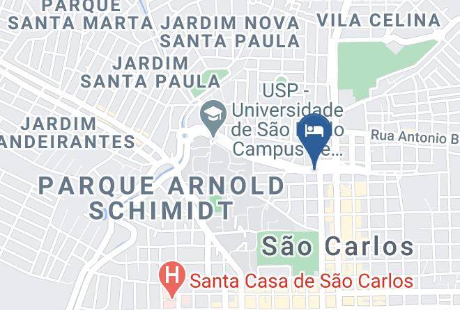 Sao Carlos - Kitnets Plus Maps
