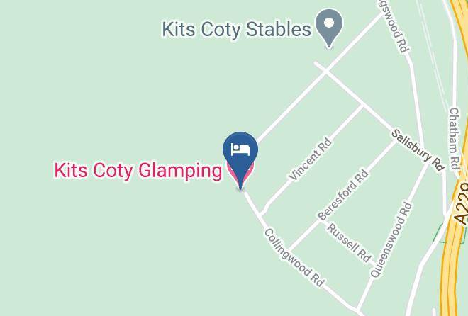 Kent - Kits Coty Glamping Maps