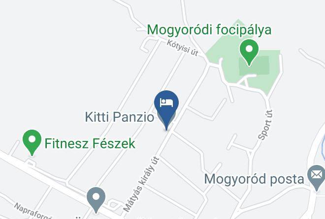 Mogyorod - Kitti Panzio Maps