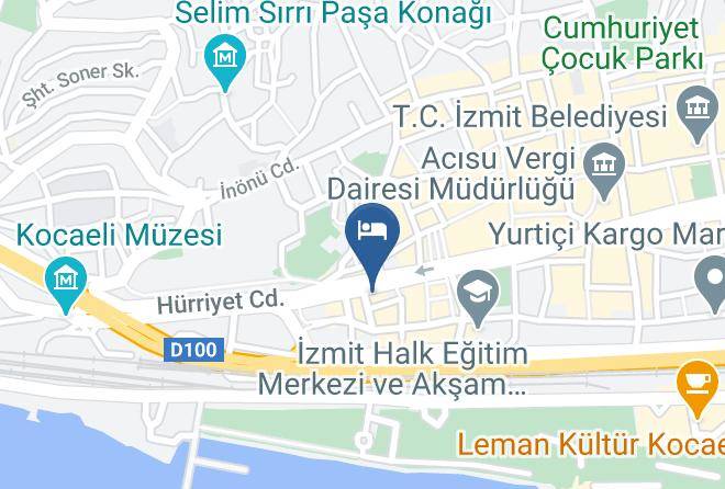 Izmit - Kivac Otel Maps