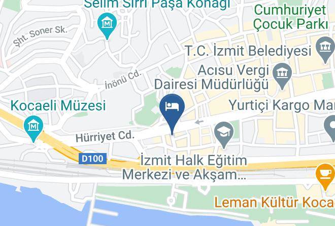 Izmit - Kivanc Otel Maps