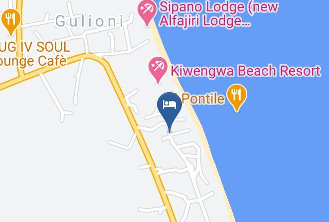 Kiwengwa Bungalow Boutique Resort Map