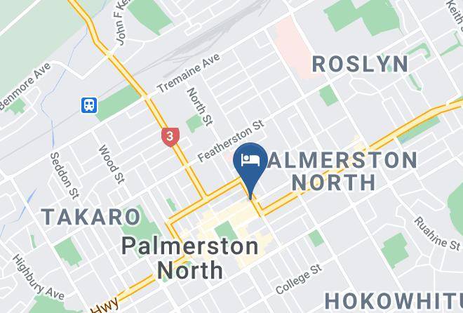 Palmerston North - Kiwi Studios Motel Maps