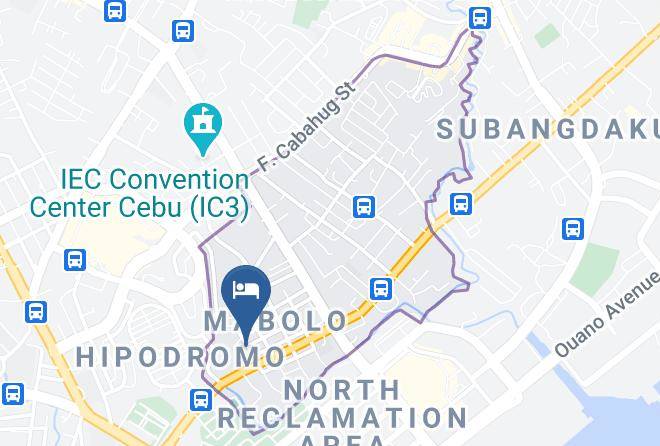 Cebu - Kiwilodge Hotel Maps