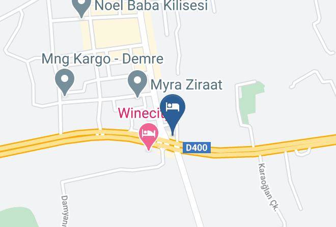 Demre - Kiyak Otel Maps