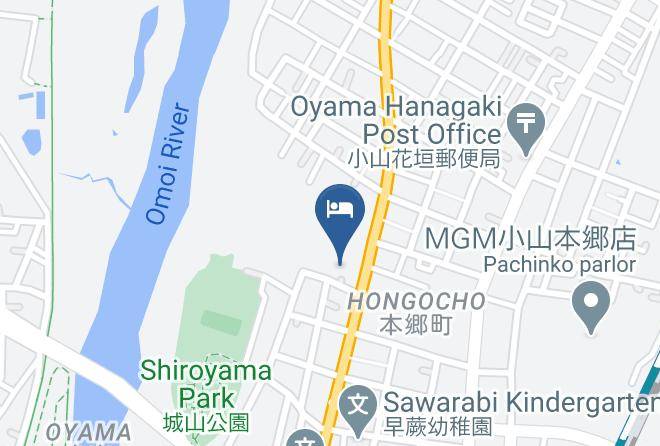Oyama City - Kiyomi Ryokan Maps