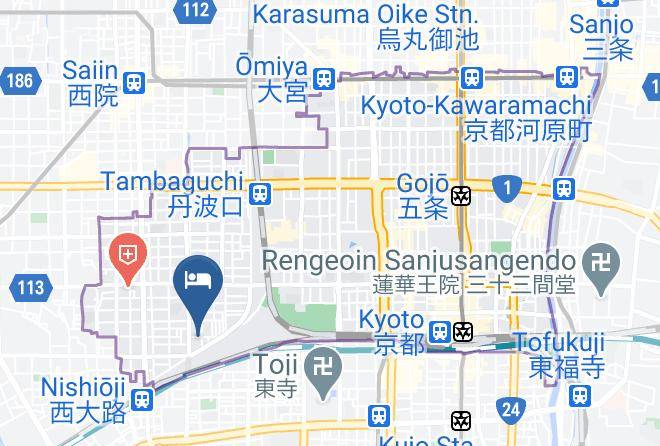 Kyoto City Shimogyo Ward - Kiyomori No Baika Maps