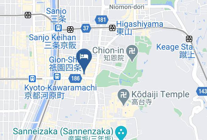 Kyoto City Higashiyama Ward - Kizashi The Suite Maps
