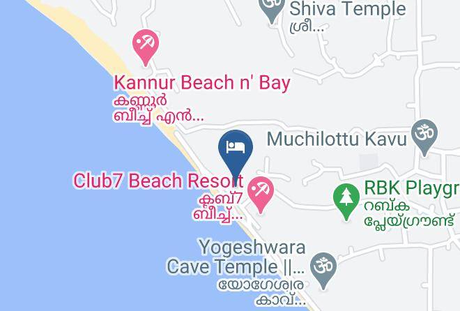 Cannanore - Kizhunnarocks Beach Resort Maps