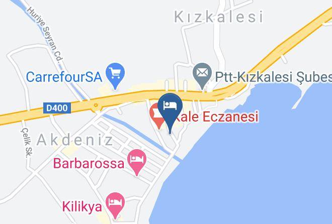Erdemli - Kizkalesi Mavi Deniz Hotel Maps