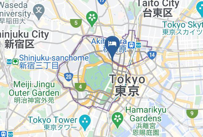 Chiyoda Ward - Kkr Hotel Tokyo Maps