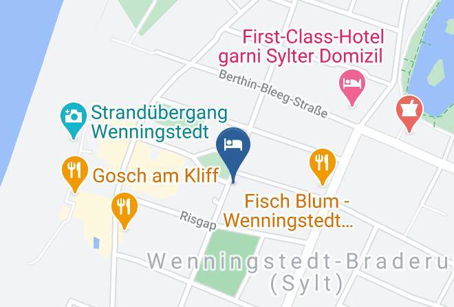 Nordfriesland - Klaarstrand Gruppengastehaus Sylt Maps