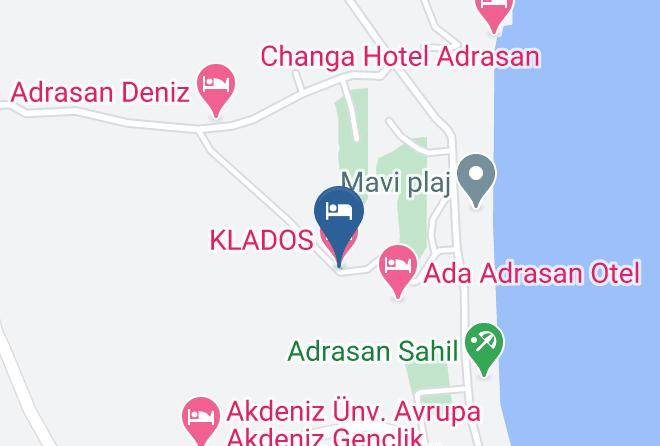 Antalya - Klados Hotel Maps