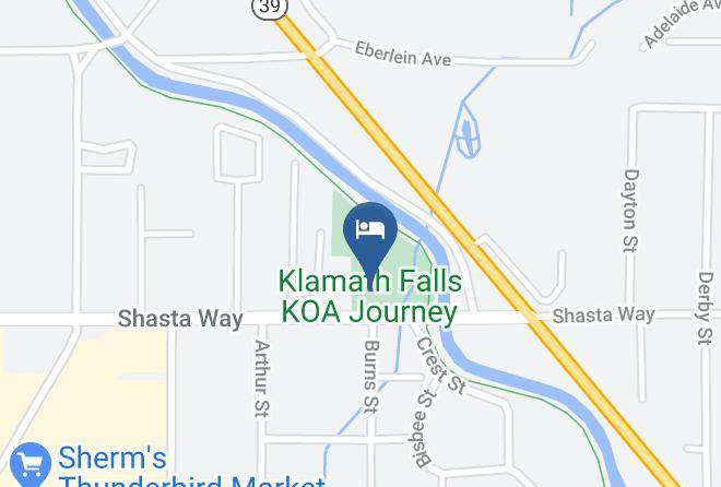 Klamath - Klamath Falls Koa Journey Maps
