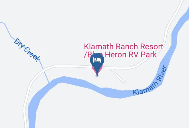 Siskiyou - Klamath Ranch Resort Blue Heron Rv Park Maps