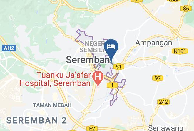 Klana Resort Seremban Map