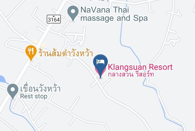 Amphoe Klaeng - Klangsuan Resort Maps