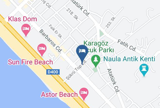 Alanya - Klas Sunparadise Boutique Maps