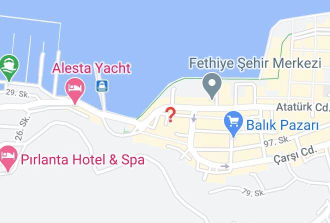 Fethiye - Klas Hotel Maps