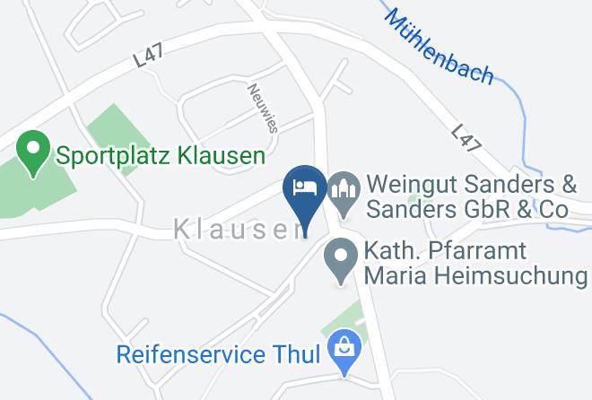 Bernkastel Wittlich - Hotel Klausenhof Maps