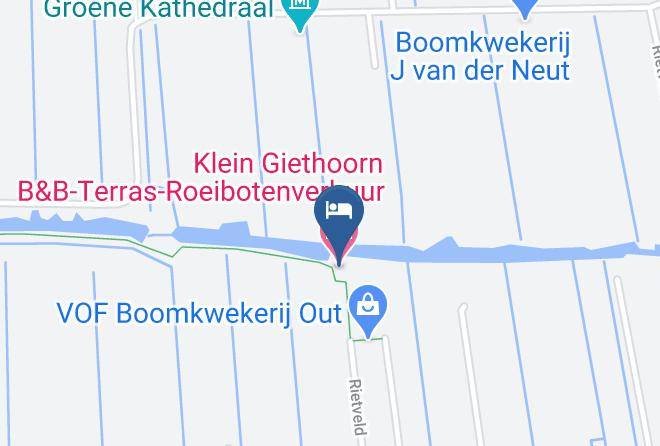 Alphen Aan Den Rijn - Klein Giethoorn B&b Terras Roeibotenverhuur Maps