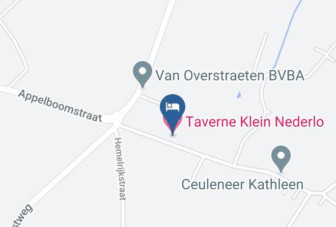 Flemish Brabant - Taverne Klein Nederlo Maps
