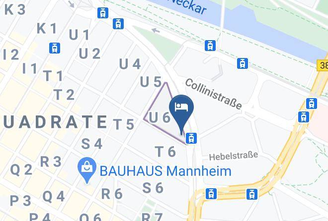 Mannheim - Hotel Kleiner Rosengarten Mannheim Maps