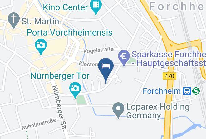 Forchheim - Kleines Hotel Garni Maps