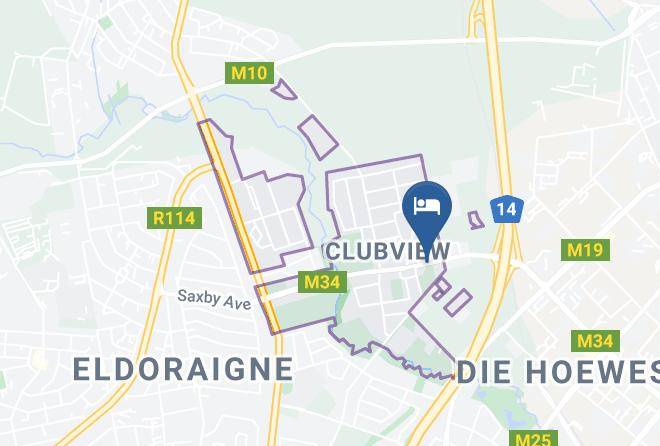 City Of Tshwane - Kleinkaap Boutique Hotel Maps