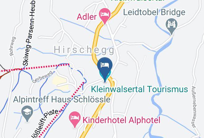 Bregenz - Kleinwalsertal Gasthof Kreuz Maps