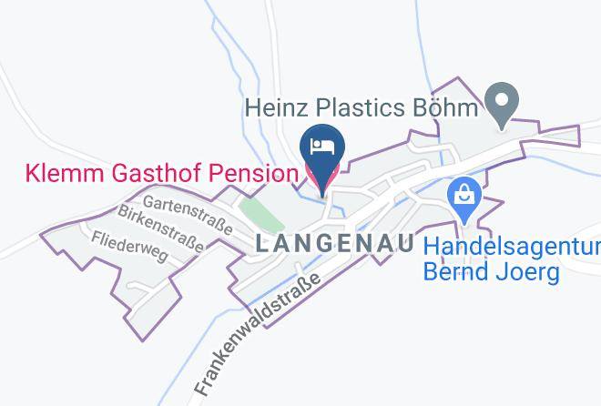 Kronach - Klemm Gasthof Pension Maps