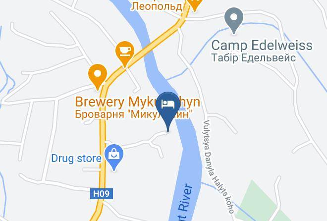 Yaremcha - Klen Hotel Maps