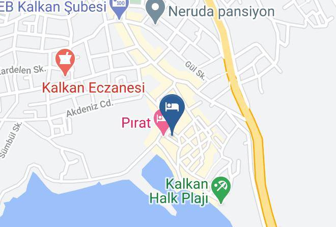 Kleo Boutique Hotel Kalkan Map