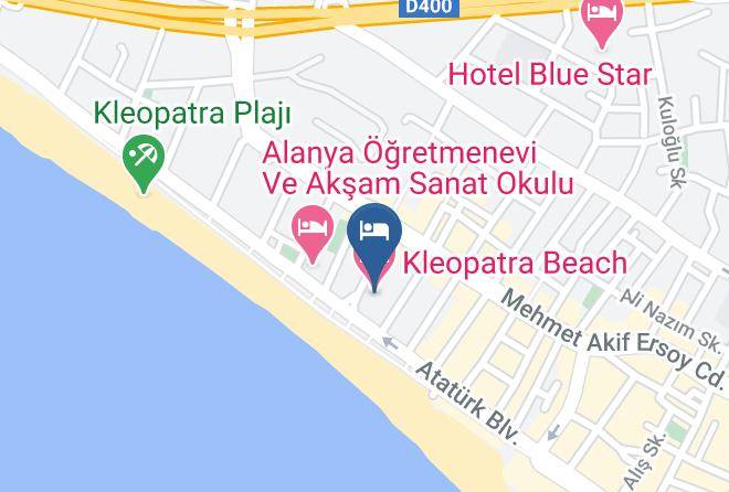 Alanya - Kleopatra Beach Hotel Maps
